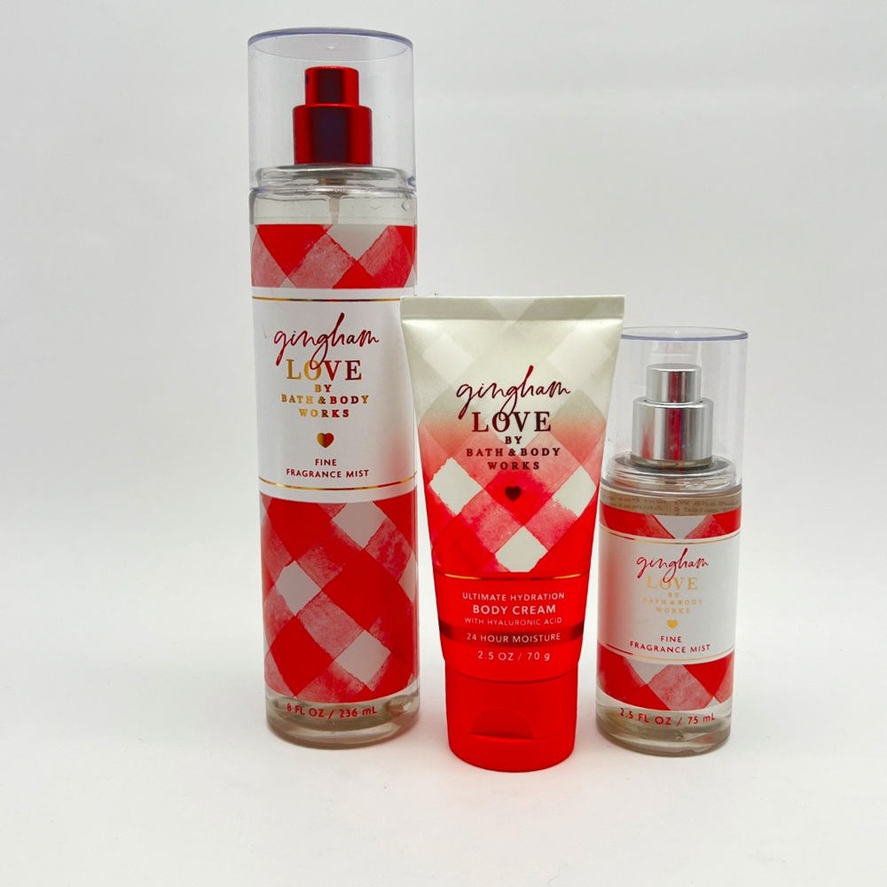 BBW 🍄 Gingham + Gingham Love 🍄 16 pc set - Picture 4 of 7